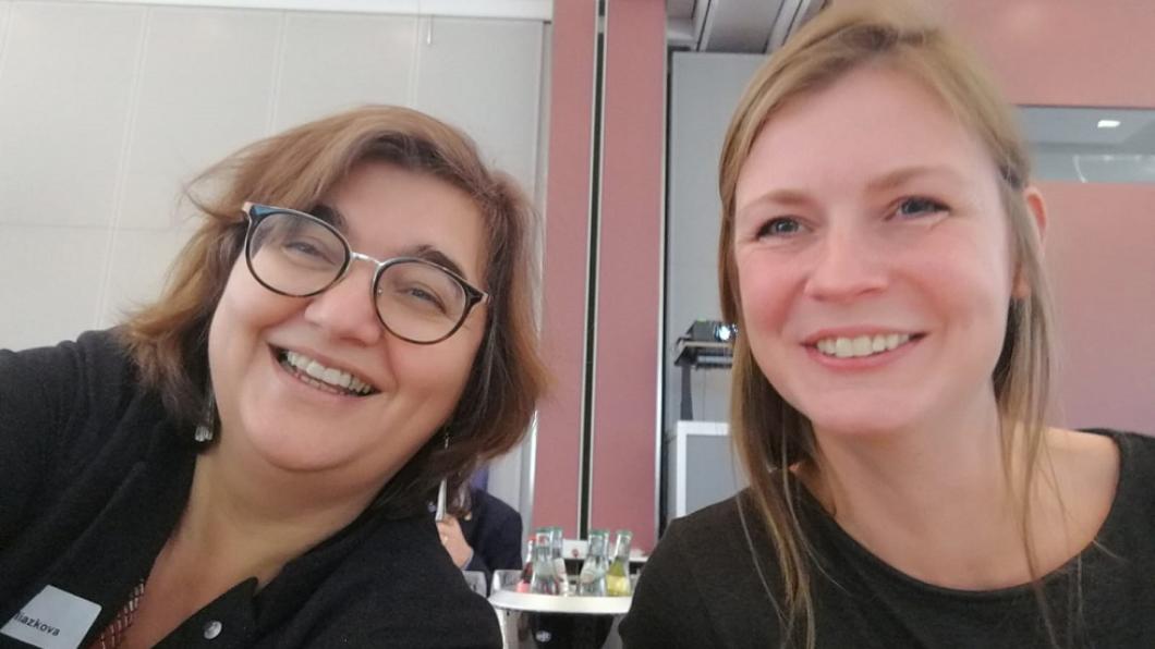 Vlnr: Margarita Jeliazkova (D66) en Marianne Schouten (GroenLinks Enschede) marianne_euregio_commissie_website.jpg