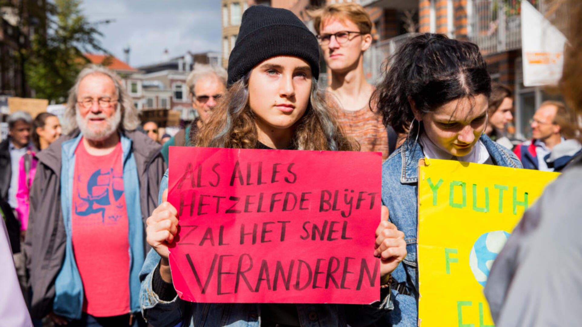 Klimaatmars 6 november 2021 GroenLinks Enschede