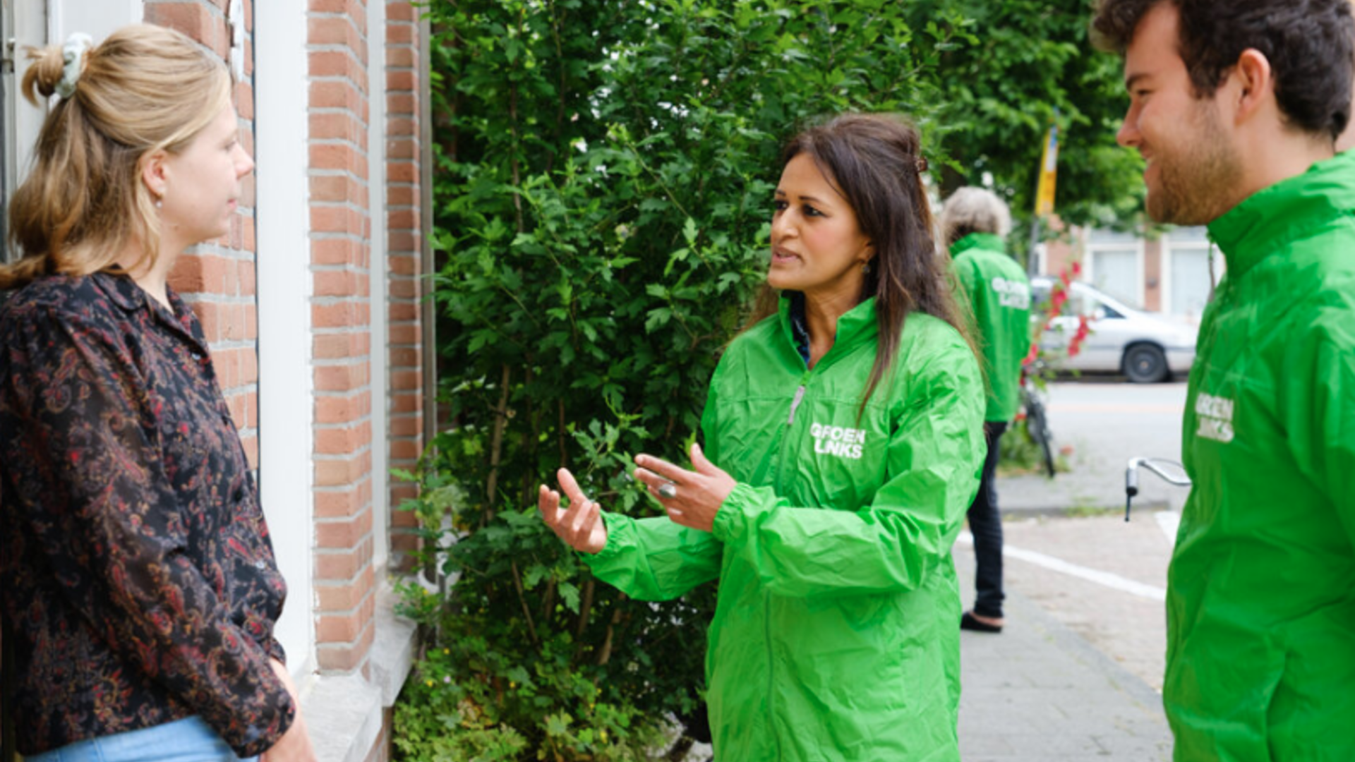 campagne aandedeur groenlinks_enschede